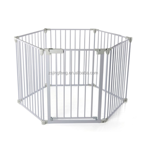 Barrière de sécurité de cheminée en métal réglable barrière de sécurité configurable à 5 panneaux pour enfants écran d'incendie de cour de jeu de bébé en plein air - Product Image 4