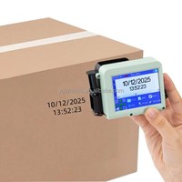 Imprimante à jet d'encre miniature portable Yaomatec pour bouteilles en plastique, marquage du cuir, logo personnalisé, date, impression de codes-barres et de codes QR