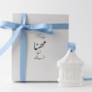 FinRu, ambientador colgante personalizado para armario de coche, difusor de fragancia de aceite esencial de flor de porcelana de cerámica perfumada - Product Image 1