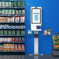Kiosque de paiement Self-Service 24 "pour épicerie/supermarché/magasin sans pilote