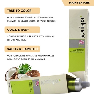 थोक मूल्य गोनिस्पा + क्रीम बाल रंग डाई स्थायी कार्बनिक बाल रंग - Product Image 3