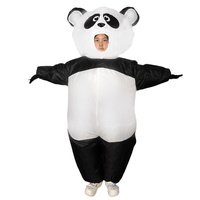 Costume gonflable de chat de dessin animé pour adulte, tenue intégrale de mascotte gonflable, avec patch poitrine blanc, pour Halloween et spectacles sur scène