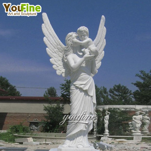 Figura moderna <span class=keywords><strong>de</strong></span> kiss of death, Ángel, estatua <span class=keywords><strong>de</strong></span> mármol, tamaño real - Product Image 5