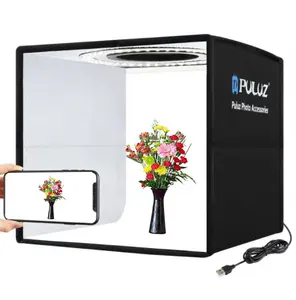 20% kapalı fotoğraf kutusu PULUZ 25cm USB yumuşak kutu Lightbox fotoğraf için aydınlatma kiti taşınabilir fotoğraf stüdyosu fotoğraf ışığı kutusu