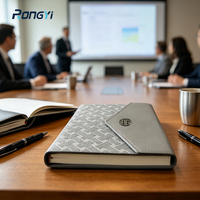 Carnet de notes personnalisé en cuir rigide A5/A4 pour le bureau, cadeau promotionnel, journal avec 100 feuilles
