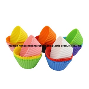 Set of 7cm <b>Silicone</b> Muffin & Cake Cups 6/12/24/32-Piece Oven Safe <b>Baking</b> Set - Product Image 5