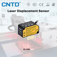 Sensor Fotoeléctrico de Desplazamiento por Láser CNTD CL-050, Sensor de Desplazamiento por Láser con Distancia de Detección de 50 mm, IP67