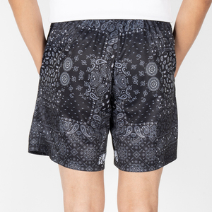<span class=keywords><strong>Pantaloncini</strong></span> da Uomo con Stampa <span class=keywords><strong>Bandana</strong></span> di Qualità all'Ingrosso, Abbigliamento Casual da Strada con Stampa Paisley per Logo Personalizzato - Product Image 2