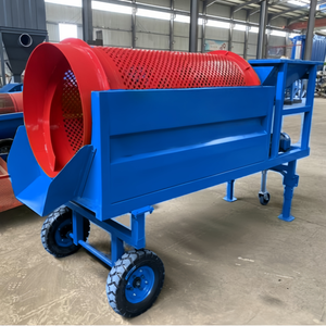 Topsoil Screener döner mobil kompost Trommel eleme Topsoil tarama tesisi ekran Drum bitki - Product Image 3