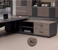 Bureau de bureau moderne avec tiroirs, bon marché, vente en gros, mobilier de bureau à domicile exécutif