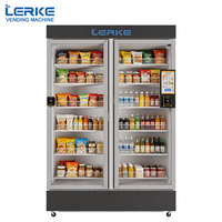 Distributeur automatique intelligent LERKE nouvelle génération avec IA, sans surveillance, pour aliments frais, snacks et boissons, destiné au marché américain