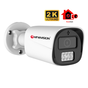 Caméra intelligente de surveillance de sécurité domestique à détection d'IA, détection de mouvement, double éclairage, vision nocturne 3,6 mm, micro intégré, 2K 4MP, PoE - Product Image 1