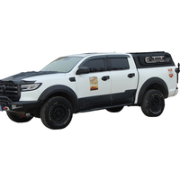 Hardtop Topper parfaitement ajusté, couvre-caisse de camionnette, alliage d'aluminium, auvent à trois portes pour Ram 1500 5.7FT