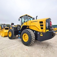 Guter Zustand Günstiger Preis SDLG 956F Frontlader mit Schwerlast-Steinlöffel für Sandplatz-Bulkmaterialhandhabung