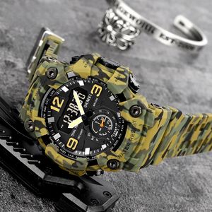 SKMEI 1637 hommes Sport <span class=keywords><strong>montre</strong></span> en acier inoxydable <span class=keywords><strong>pas</strong></span> cher analogique numérique WR 50m étanche alarme d'arrêt Style <span class=keywords><strong>militaire</strong></span> couverture arrière - Product Image 5