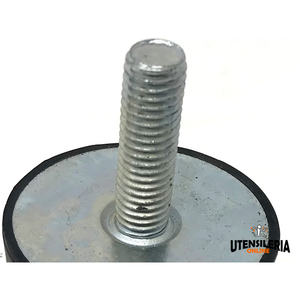 Support anti-vibration en caoutchouc cylindrique PM avec vis mâle M12 - Product Image 2