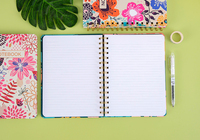 Planificateur hebdomadaire imprimé personnalisé Agenda non daté Reliure à spirale Journal d'objectif de rêves Cahiers de notes personnalisés A5 B5 Tailles Cadeau
