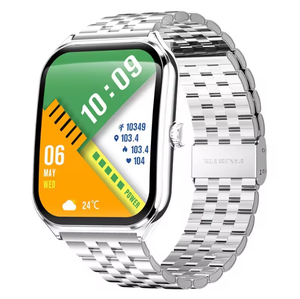 ساعة ذكية أنيقة فائقة النحافة ST61 بشاشة AMOLED عالية الدقة مقاس 1.96 بوصة مع كشف الحركة والنوم ومقاومة للماء IP67 للنساء - Product Image 4