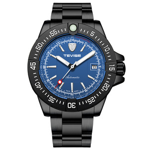 Montre mécanique étanche, tendance, automatique, bracelet en acier, montre de luxe pour homme - Product Image 4