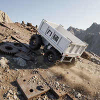 Robot de transport électrique 4x4 pour charges de 500 kg avec fonction Follow Me et conduite autonome disponible