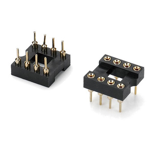 DIP8 IC-Sockel Rundloch 2,54 Steckverbinder Maschine 300MIL Chip Kreisförmiger Sockel Integrierter Schaltkreis Elektronische Komponente Adapter - Product Image 1
