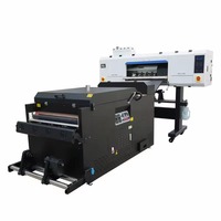 Impresora DTF de tela digital de doble cabezal I3200 de 60cm, máquina de impresión de gran formato con agitador de polvo