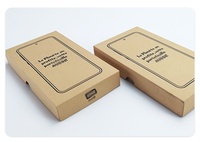 Fabricant de boîtes en papier rigide imprimées sur mesure, boîte d'emballage télescopique pour téléphone, boîte de présentation de produits électroniques, vente en gros