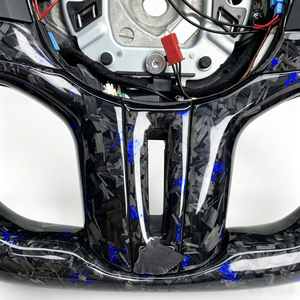 Volant en fibre de carbone personnalisé au <span class=keywords><strong>prix</strong></span> d'usine pour <span class=keywords><strong>BMW</strong></span> G30 G31 G32 X3 G01 G82 G42 G20 M5 X4 G02 M2 G87 M3 G80 M4 F90 G11 - Product Image 2