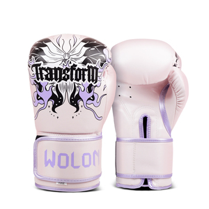 Guantes de Boxeo Muay Thai de Piel Sintética PU de Alta Calidad de 8oz con Cierre y Diseño Impermeable para <span class=keywords><strong>Entrenamiento</strong></span> de MMA y <span class=keywords><strong>Kick</strong></span> <span class=keywords><strong>Boxing</strong></span> - Product Image 3