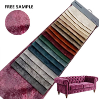 Tissu en velours Holland imprimé 100 % polyester teint en fil pour ameublement de bureau, canapé et fauteuil – Fabrication chinoise