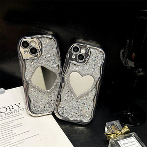 <span class=keywords><strong>Coque</strong></span> de téléphone en silicone TPU antichoc à couverture intégrale avec paillettes et strass, style coréen, pour <span class=keywords><strong>iPhone</strong></span> 16 17 Pro Max 14 Plus 13 - Product Image 6