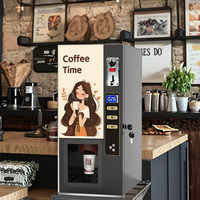 Machine à café avec système de paiement, distributeur automatique de café Nescafé avec 3 sélections de boissons chaudes