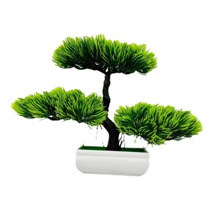 Bonsaï artificiel en aiguilles de pin pour la décoration intérieure, l'aménagement paysager commercial et comme petite plante en <span class=keywords><strong>pot</strong></span> de bureau - Product Image 5