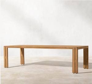 Patio Garden Sets Outdoor <strong>Table</strong> Wood Furniture <strong>Teak</strong> Rectangular <strong>Dining</strong> <strong>Table</strong> - Product Image 3