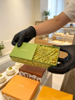 Emballage de boîte à tiramisu écologique, papier alimentaire, pâtisserie, boulangerie, impression de logo personnalisée, boîte d'emballage en papier pour chocolat