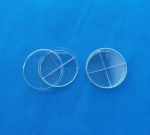 Prato plástico da cultura do petri do compartimento 4 do uso do laboratório do plástico da cultura segmentada - Product Image 3