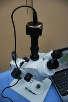 Microscope numérique USB MVV3000C 3MP à monture C, oculaire électronique haute résolution 2048x1536 pour l'inspection de la soudure de circuits imprimés