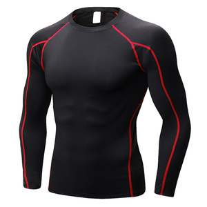 Camiseta de manga larga de fitness informal para hombre con figura de personalidad audaz ABS cuello redondo para impresión digital de gimnasio - Product Image 2