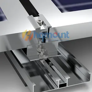 Free Design Flat Roof Photovoltaic Solar Ballasted Solar Panel Mounting System 5 10 15 Degree Roof Mounting PV