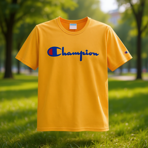 Camiseta Champion Heritage para Hombre, Logotipo Dorado, Manga Corta, Corte Regular, Informal, Algodón, Cuello Redondo, Auténtica - Product Image 2