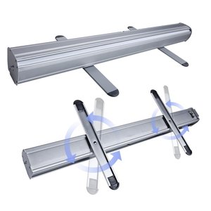 Banner <span class=keywords><strong>Roll</strong></span>-<span class=keywords><strong>up</strong></span> Personalizzabile 85x200 a Prezzo di Fabbrica, Basso MOQ, Portatile, per Esposizioni e Pubblicità - Product Image 3
