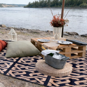 Alfombra Plegable de Plástico PP Antideslizante e Impermeable, Alfombra Personalizada para Patio Exterior - Product Image 1