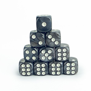 <span class=keywords><strong>Juego</strong></span> de <span class=keywords><strong>Dados</strong></span> Estándar de 6 Caras con Patrón de Perlas de Buena Calidad al por Mayor, Mini <span class=keywords><strong>Dados</strong></span> de 12 mm - Product Image 6