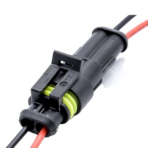 282080-1 Konektor Otomotif 1.5 Tahan Air 2-lubang Steker Jantan dan Betina Harness Terminal Steker untuk Elektronik Otomotif - Product Image 3