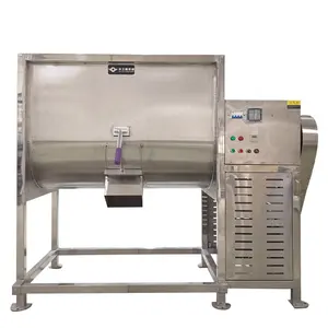Manufacturer customized stainless steel food dry powder small drying wet powder horizontal mixer