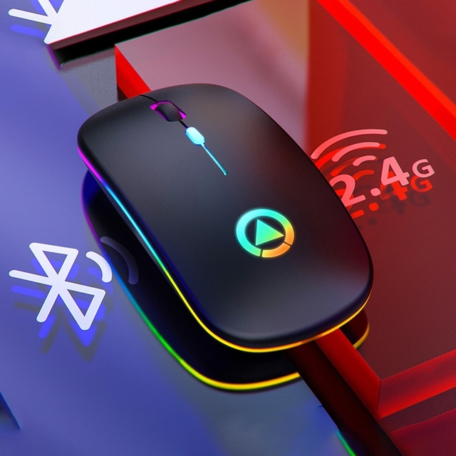 China Manufacturer Wireless Mouse With Light Wireless Mouse Rechargeable