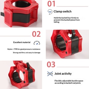 Vente en gros fabricant : Clip <span class=keywords><strong>de</strong></span> <span class=keywords><strong>barre</strong></span> d'haltères HLR-11 en nylon et plastique durable, à dégagement rapide, <span class=keywords><strong>pour</strong></span> barres <span class=keywords><strong>de</strong></span> sécurité et haltères, type serre-<span class=keywords><strong>barre</strong></span> - Product Image 5