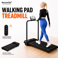 Caminadora Rosa, Plataforma para Caminar, Equipo de Gimnasio en Casa, Equipo para Correr, Equipo de Ejercicio Cardiovascular, Máquina de Ejercicio Cardiovascular para Interiores, Máquina para Caminar