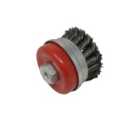 Brosse métallique en forme de coupelle avec fils en acier au carbone pour meuleuse d'angle – Vente en gros