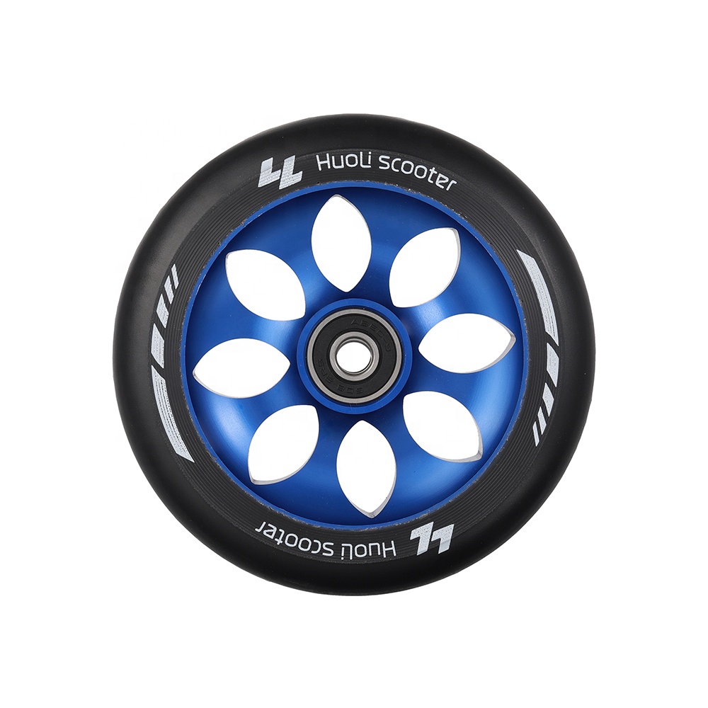 110mm Scooter Wheels Pro Scooter Wheels 110mm - Watercolor Design With ABEC-9 Bearings (2-Pack) Envy Scooter Wheels 110mm